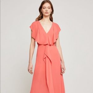 BCBG MaxAzria Evette Front Drape Dress